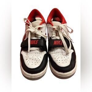 Nike Air Jordan Legacy Red and Black Athletic Shoes